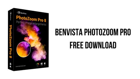Completely download of the foldable Benvista Photozoom Pro 8.
